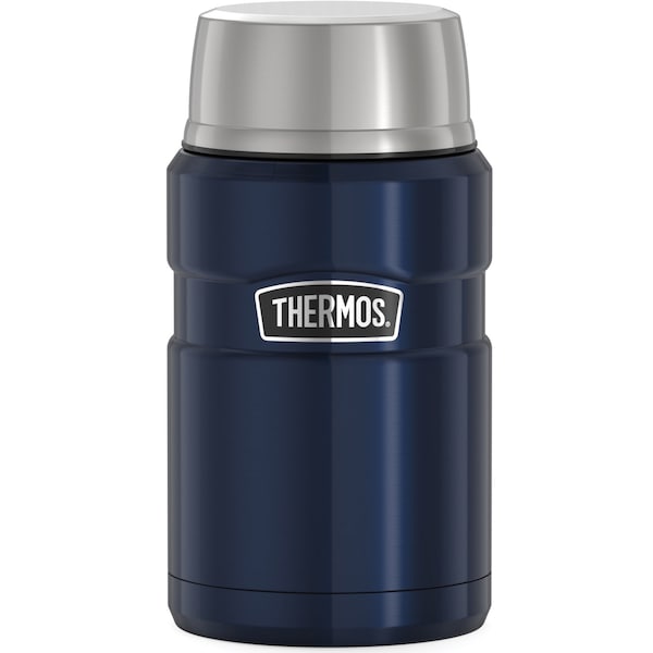 Thermos 24-Ounce Stainless King Vacuum-Insulated Stainless Food Jar (Midnight Blue) SK3020MDB4 - main